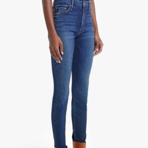 MOTHER HIGH WAISTED LOOKER SKINNY JEANS